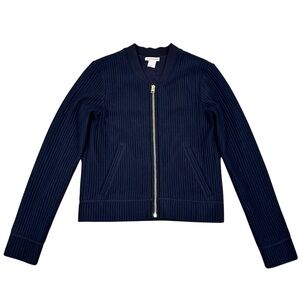 Club Monaco Dark Blue Bomber Jacket size S